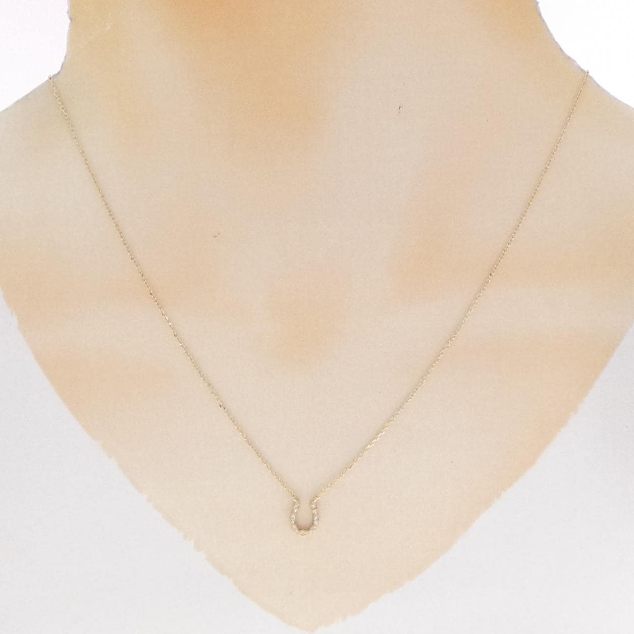 アガット ダイヤモンド ネックレス 0.03CT