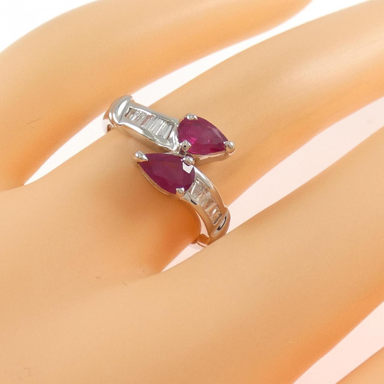 PT850 ルビー リング 1.00CT