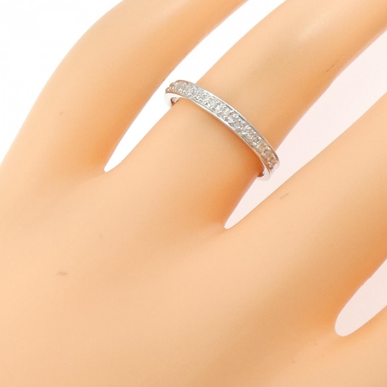 K18WG ダイヤモンド リング 0.14CT