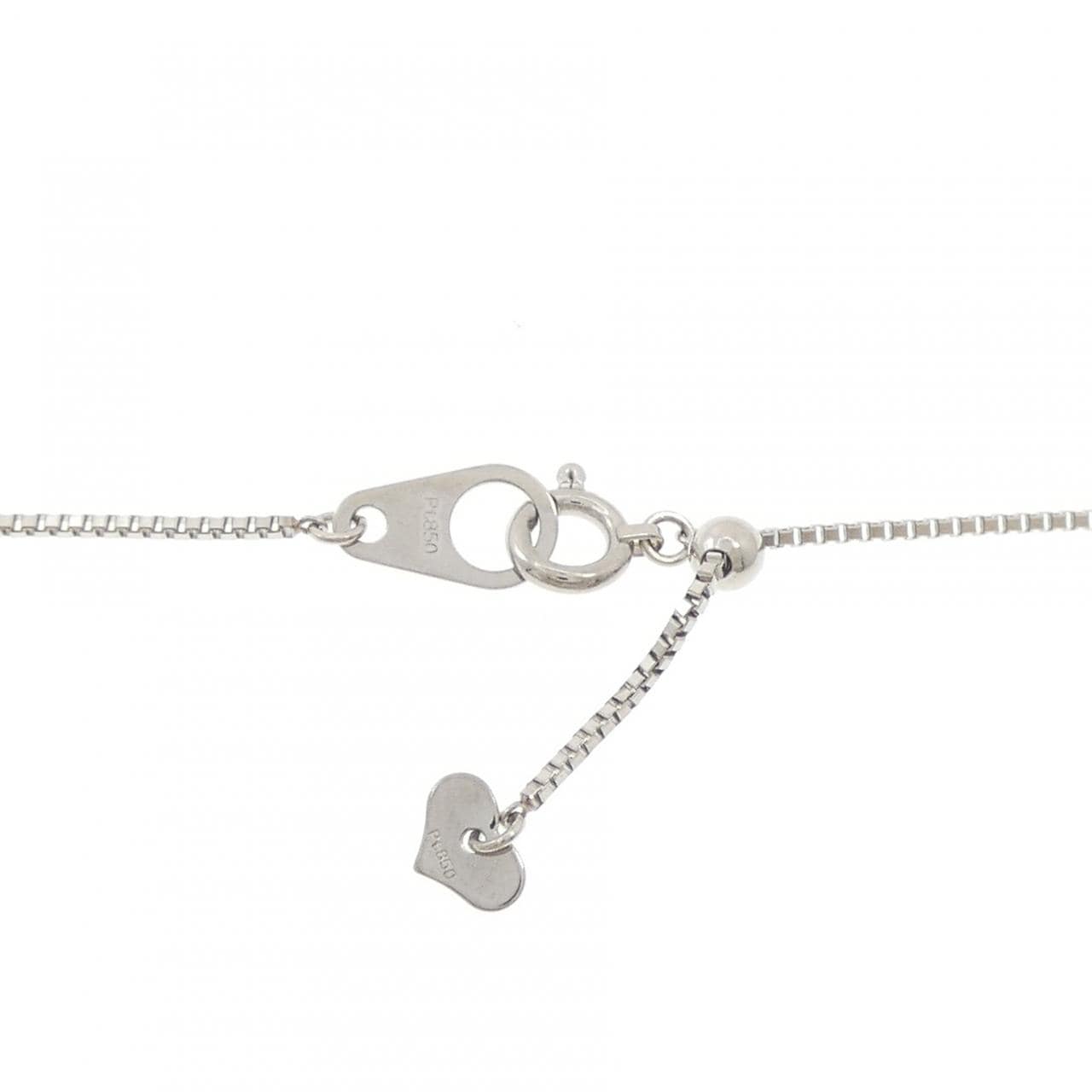PT900/PT850 ルビー ネックレス 0.66CT