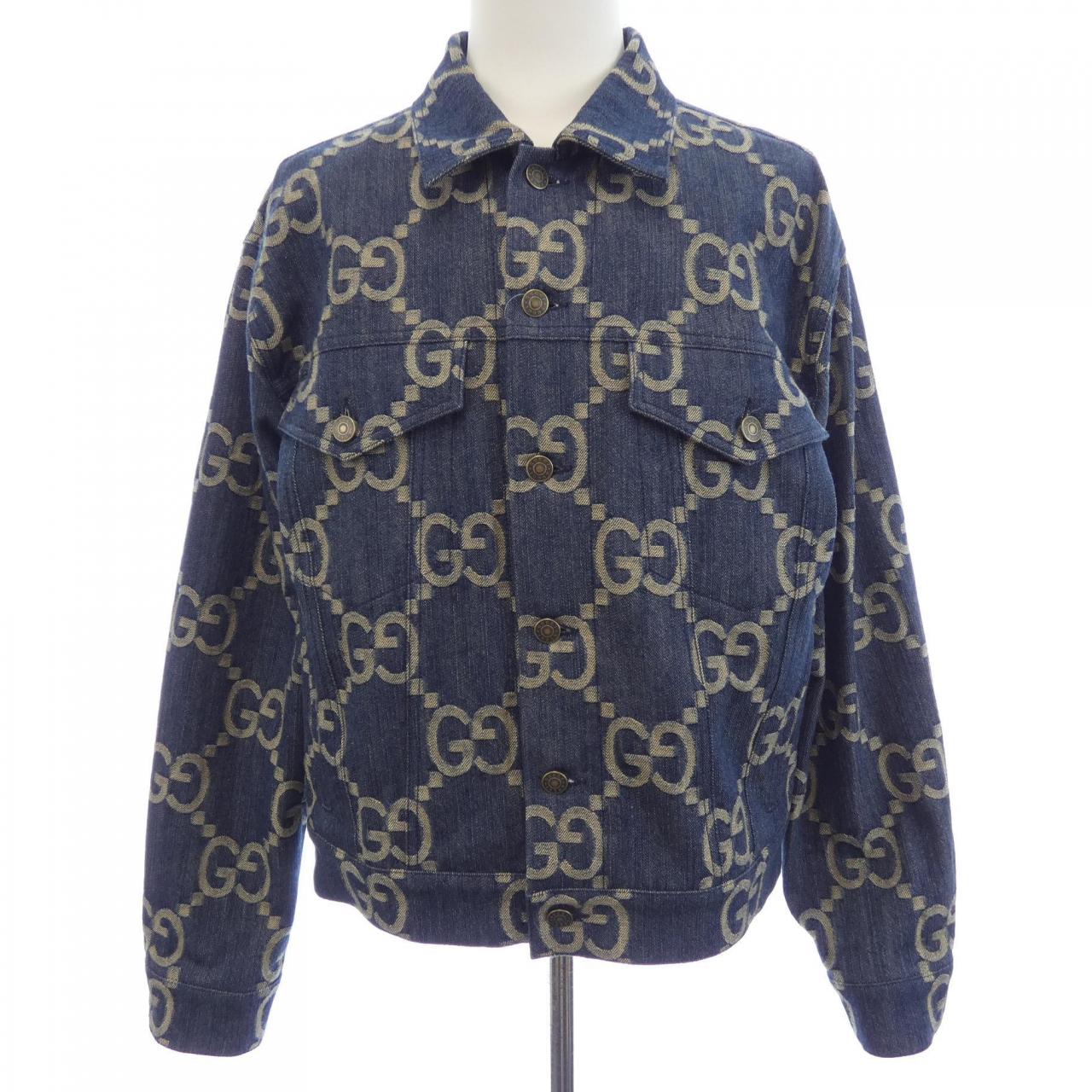 グッチ GUCCI GUCCI パイナップルジャケット 674338 XDBTY デニムジャケット