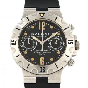 【ノーメンテナンス還元価格】ブルガリ スクーバクロノ SCB38S/SCB38SV/AT SS 自動巻