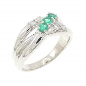 PT900 エメラルド リング 0.25CT