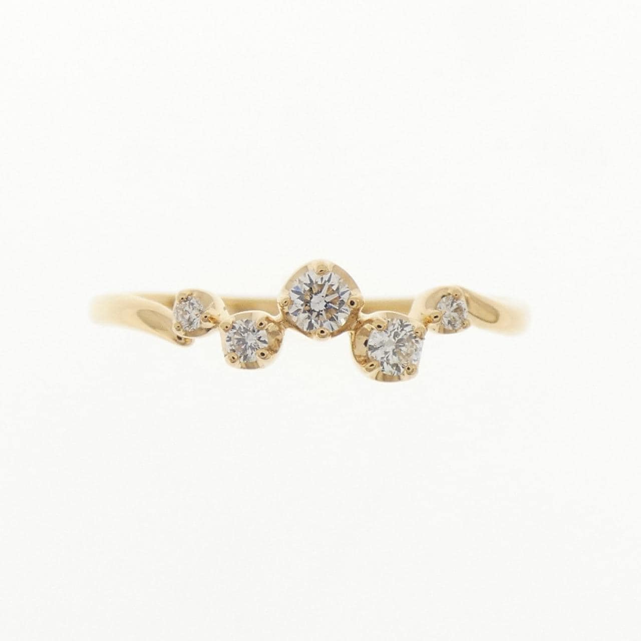 K18YG ダイヤモンド リング