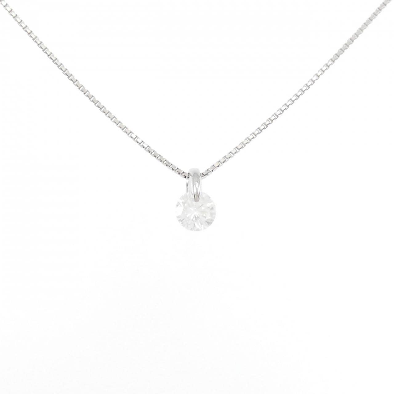 PT900/PT850 Solitaire Diamond Necklace 0.511CT