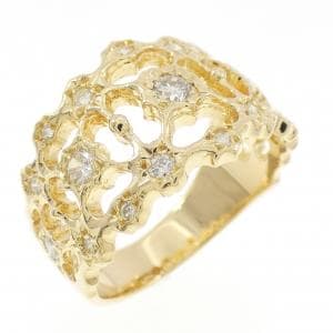 K18YG ダイヤモンド リング 0.38CT