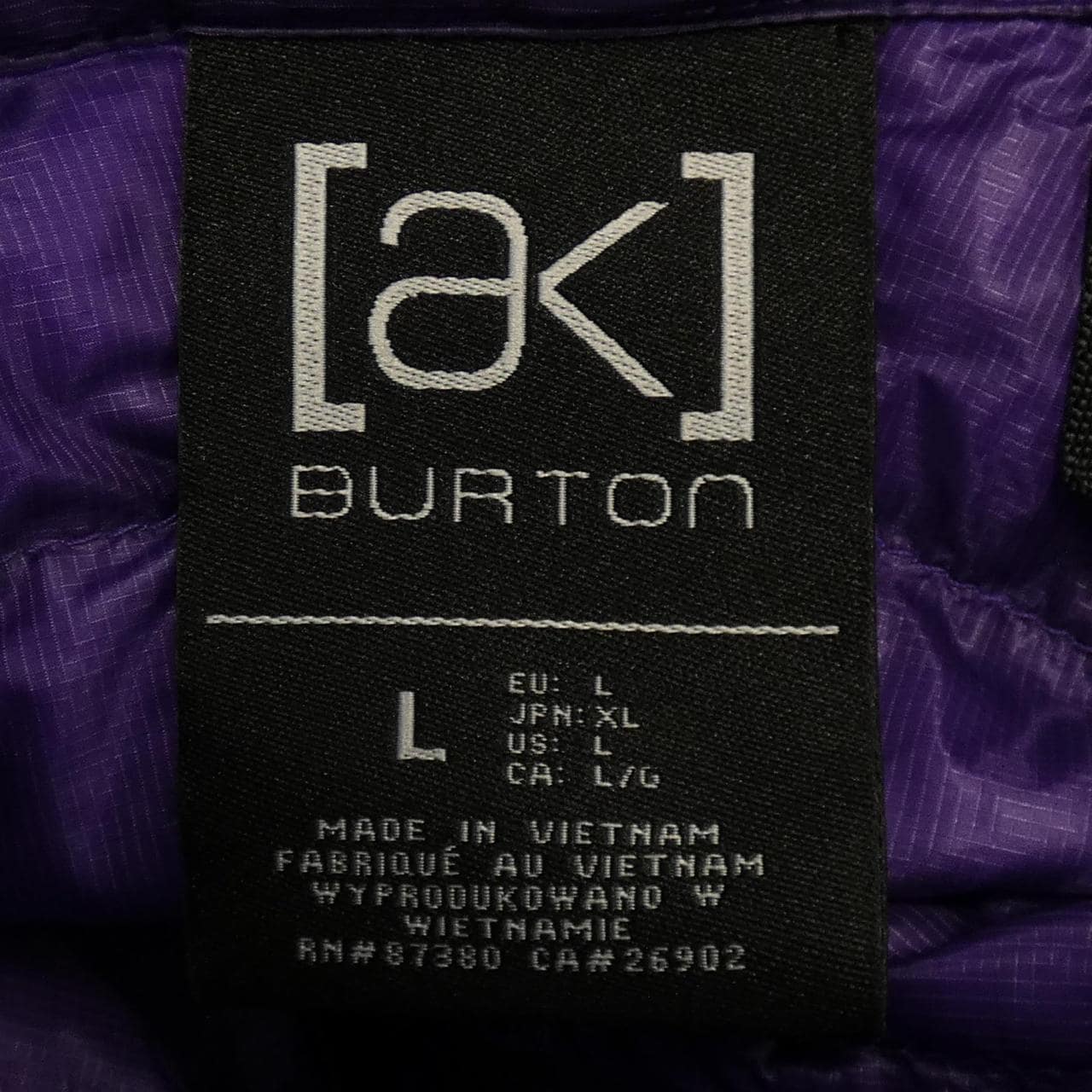 BURTON BURTON羽絨服