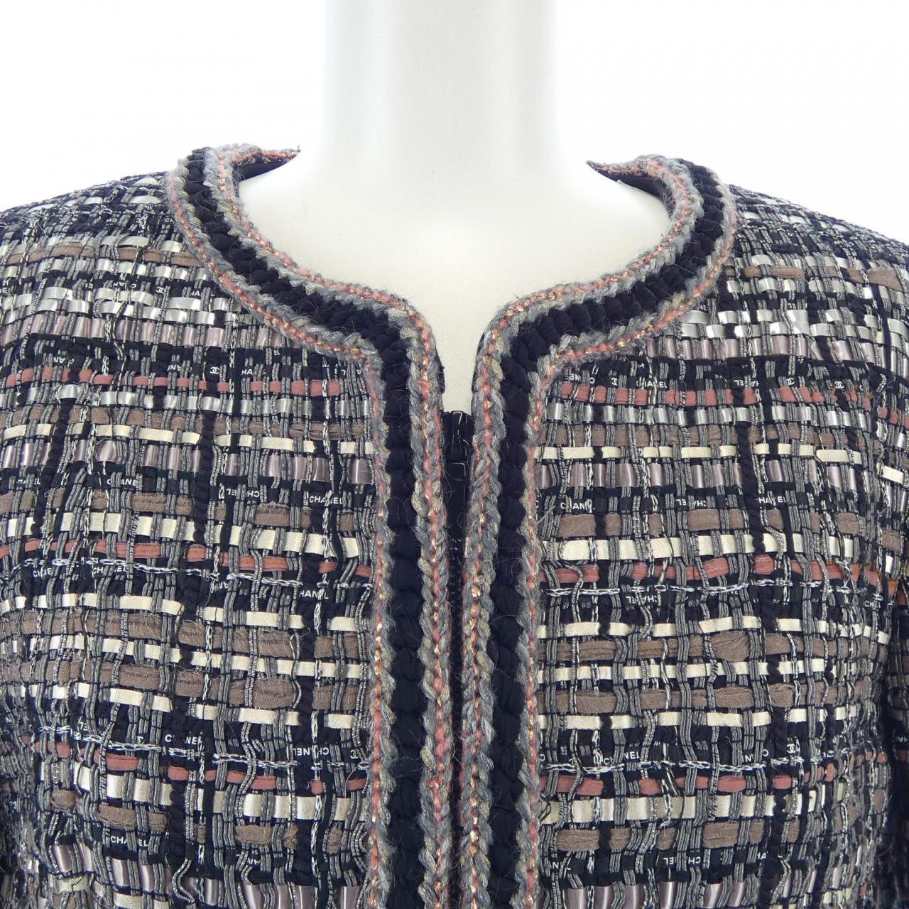 シャネル CHANEL ノーカラージャケット