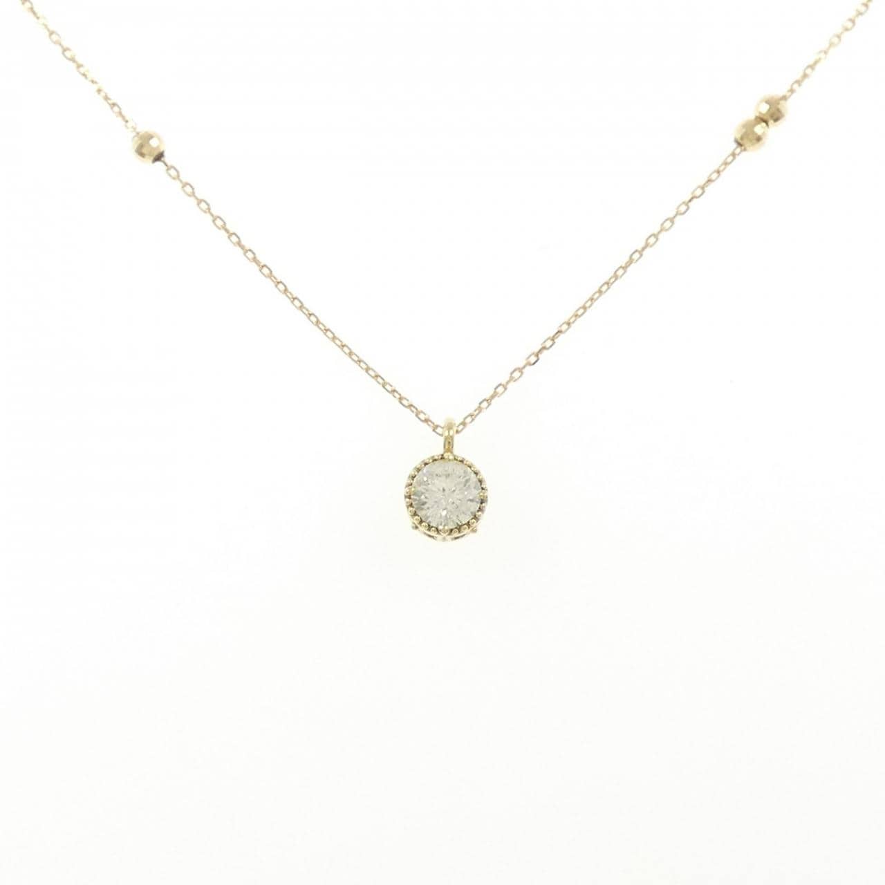 K18YG ダイヤモンド ネックレス 0.347CT