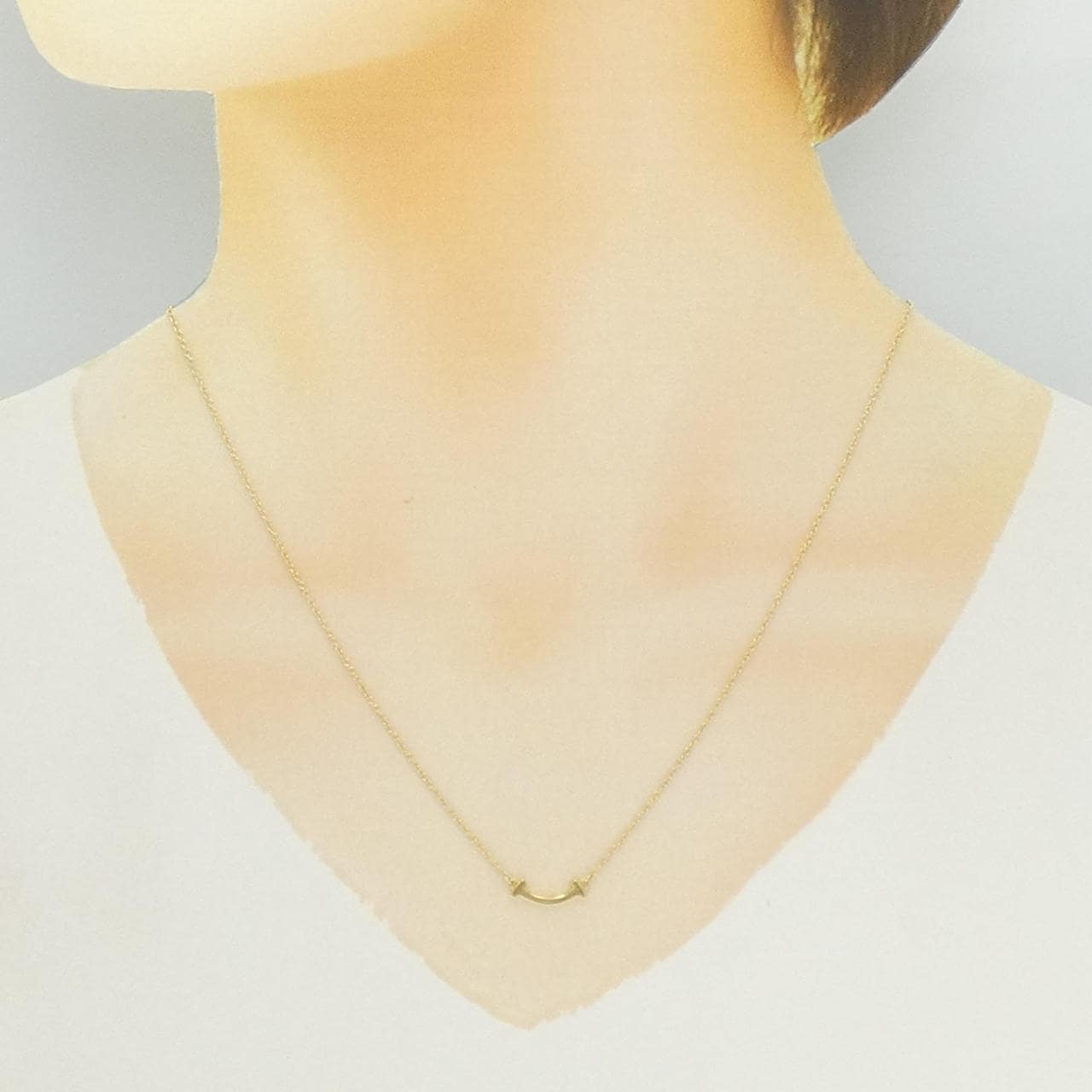 ティファニー Tスマイル ミニ ネックレス