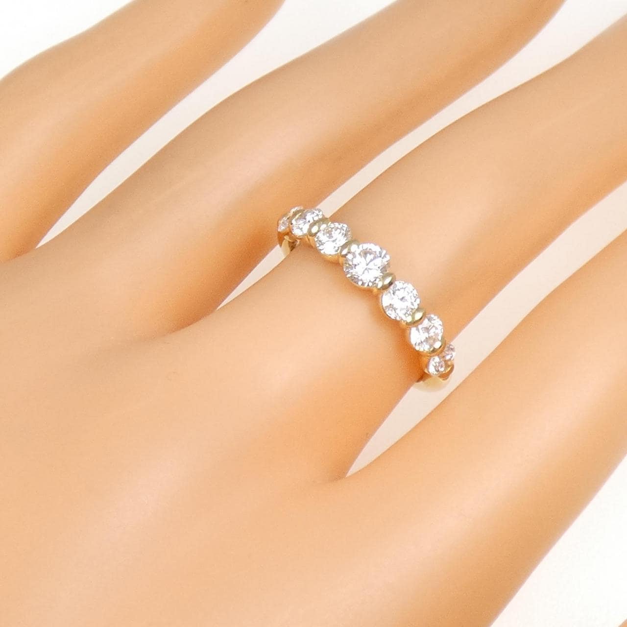 K18YG ダイヤモンド リング 1.005CT