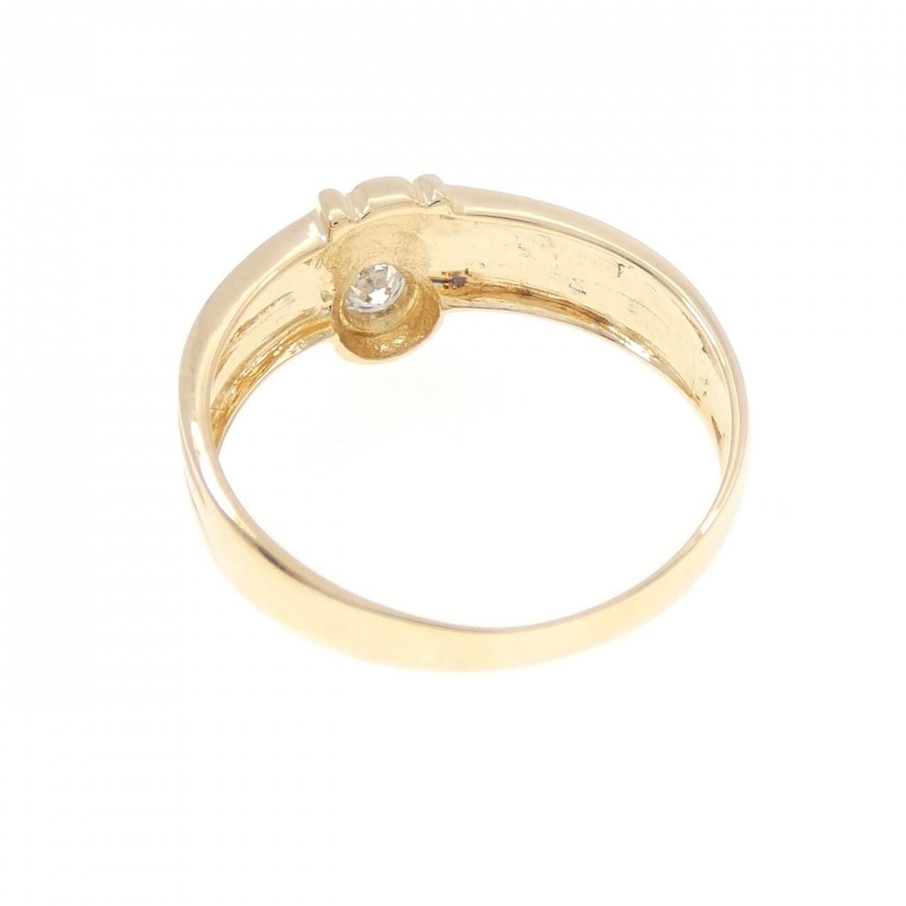 K18YG ダイヤモンド リング 0.10CT
