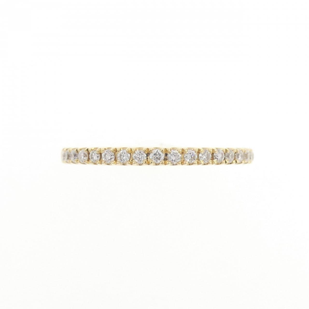 18KYG ダイヤモンド リング 0.14CT
