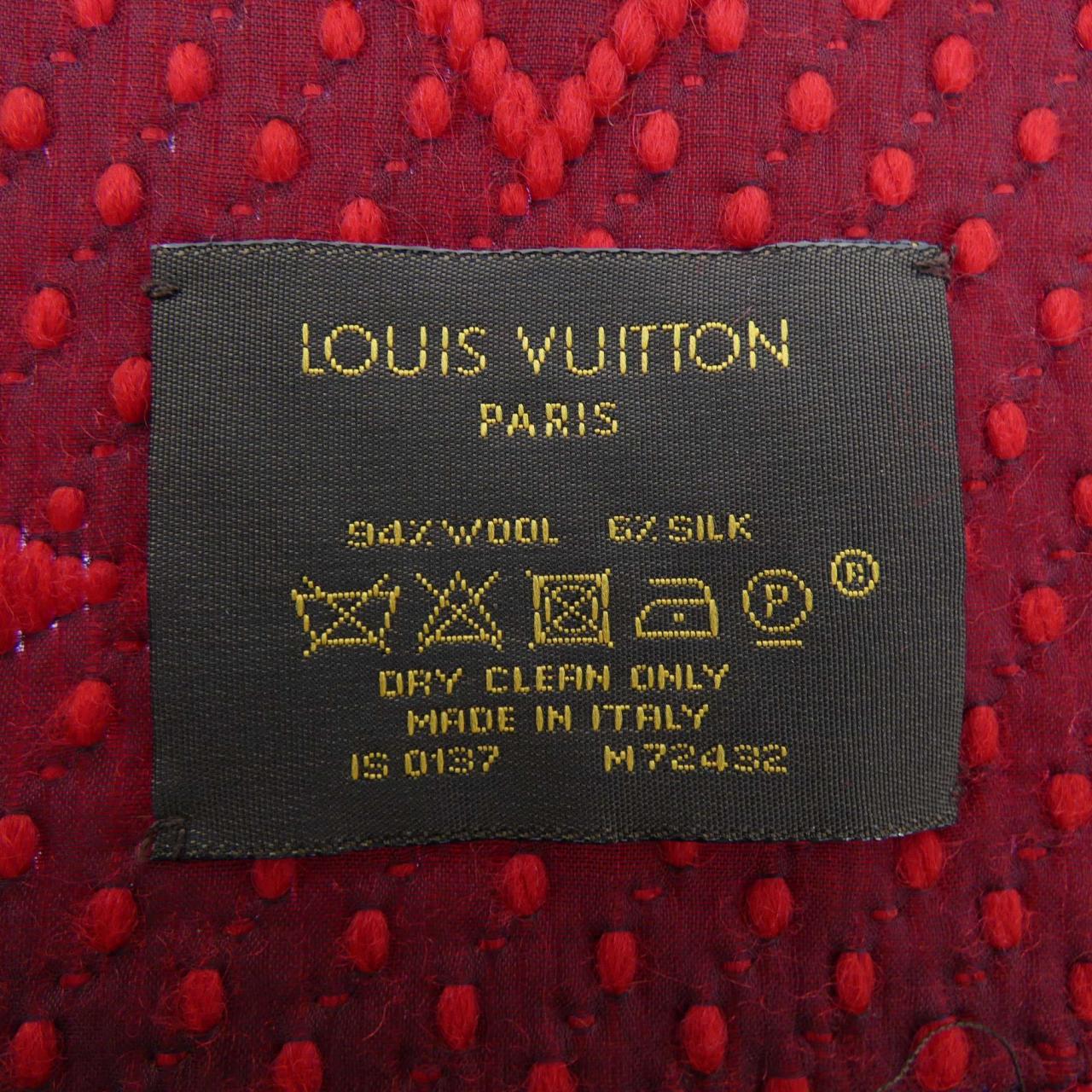 ルイヴィトン LOUIS VUITTON エシャルプ ロゴマニア M72432 MUFFLER