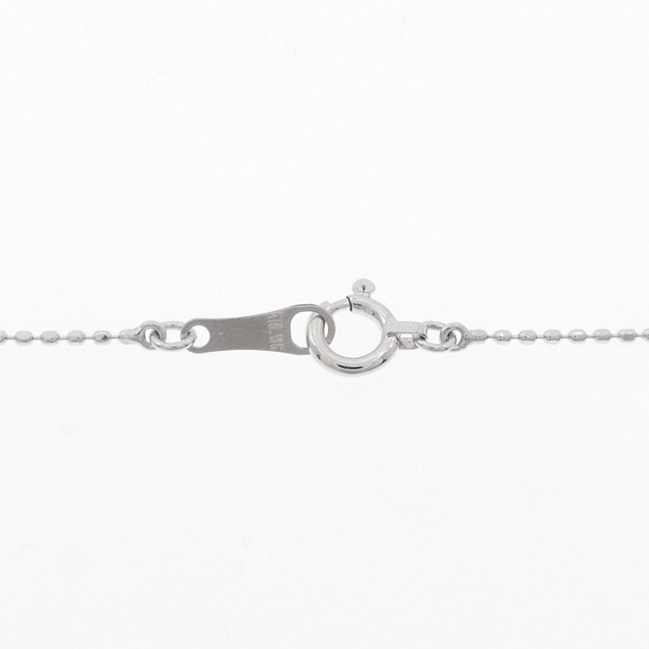 K18WG ダイヤモンド ネックレス 0.15CT