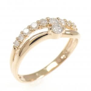 K14PG ダイヤモンド リング 0.30CT