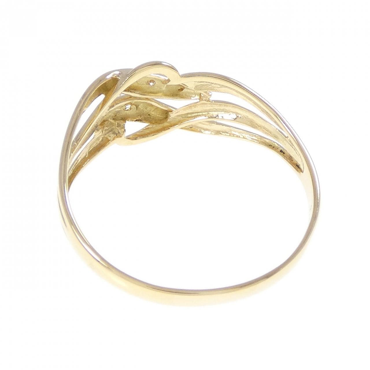 K18YG ダイヤモンド リング 0.013CT