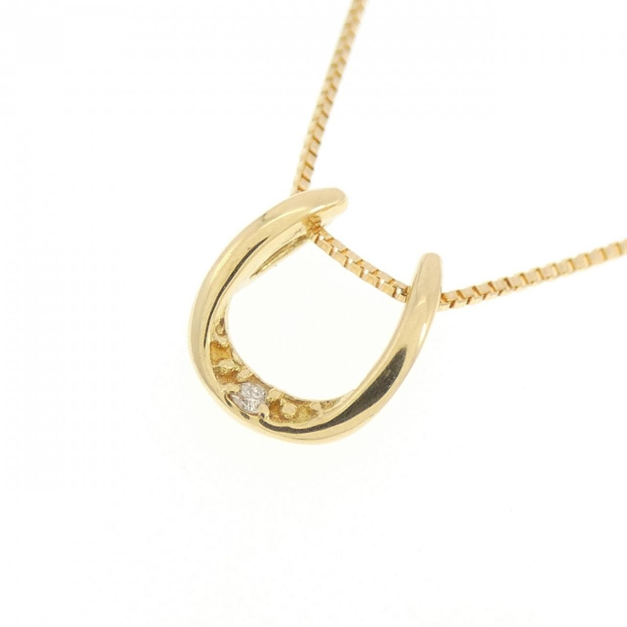 K18YG ダイヤモンド ネックレス 0.006CT