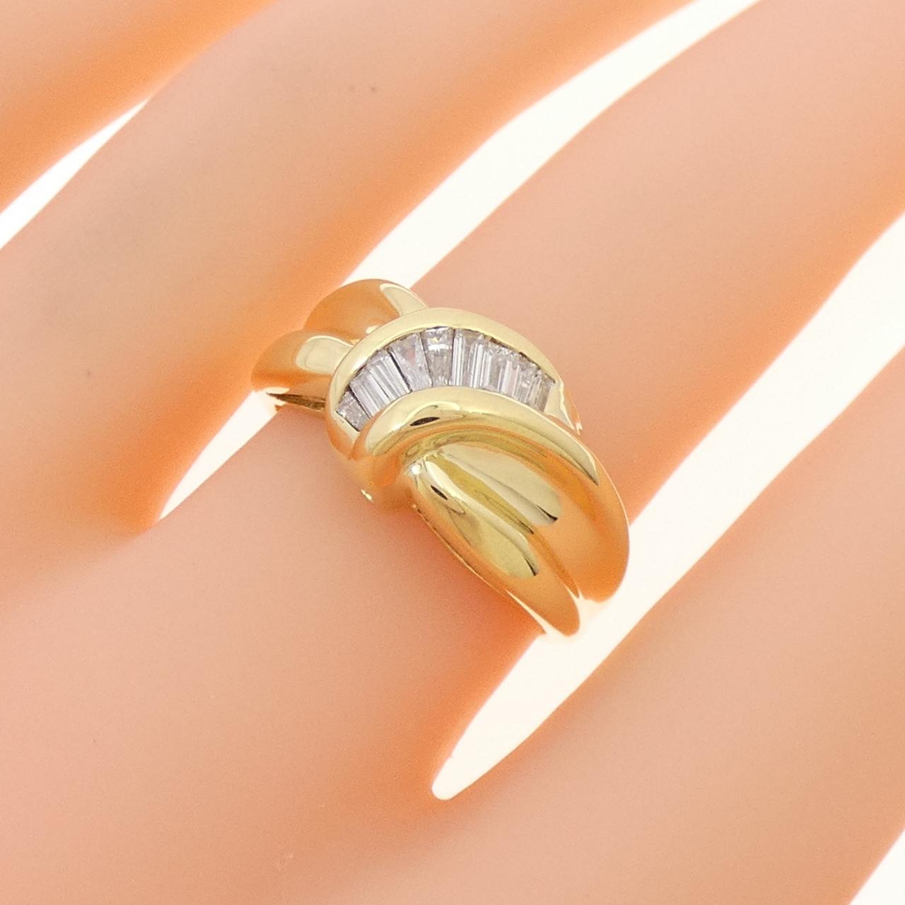 K18YG ダイヤモンド リング 0.22CT