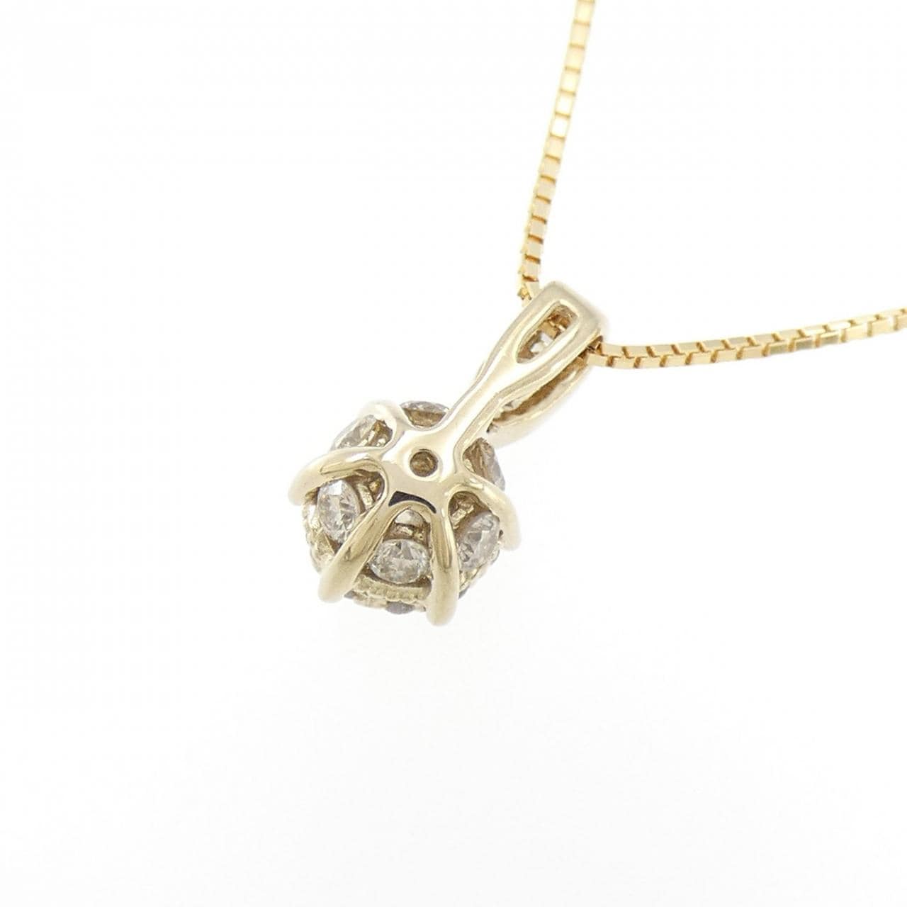 K18YG ダイヤモンド ネックレス 0.34CT