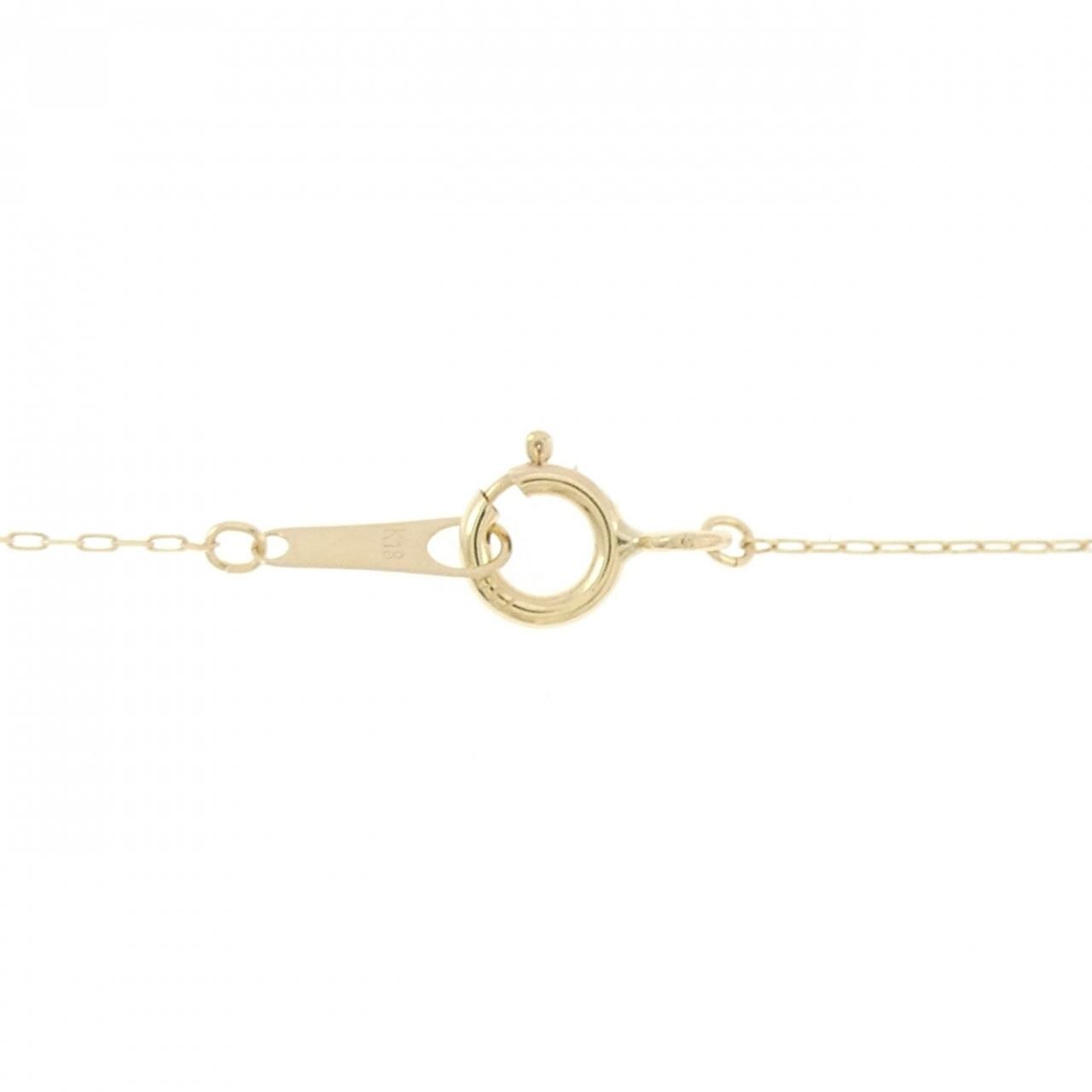 【新品】K18YG ダイヤモンド ネックレス 0.20CT