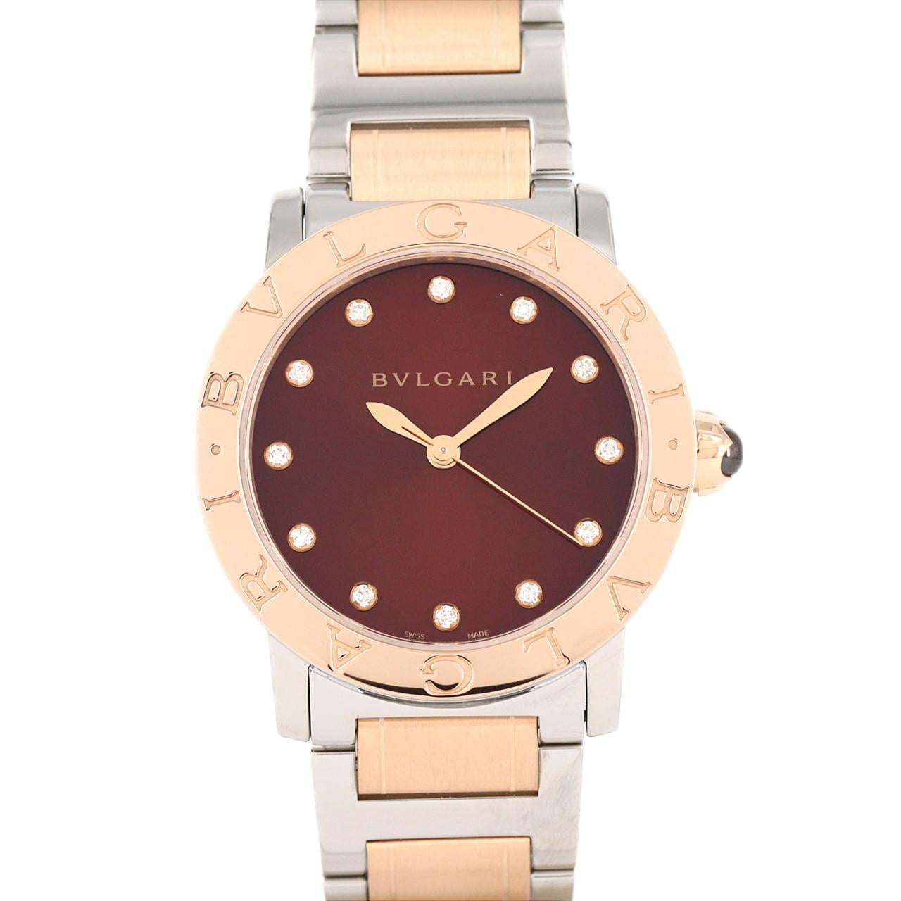 【新品】ブルガリ ブルガリブルガリ PGコンビ･12P BBLP33SG/BBL33C11SPG/12 SSxPG 自動巻