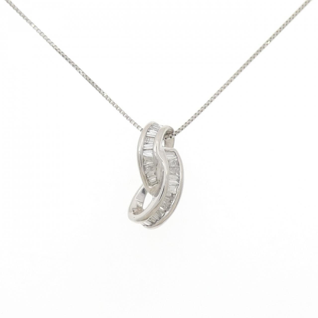 PT900/PT850 ダイヤモンド ネックレス 0.30CT