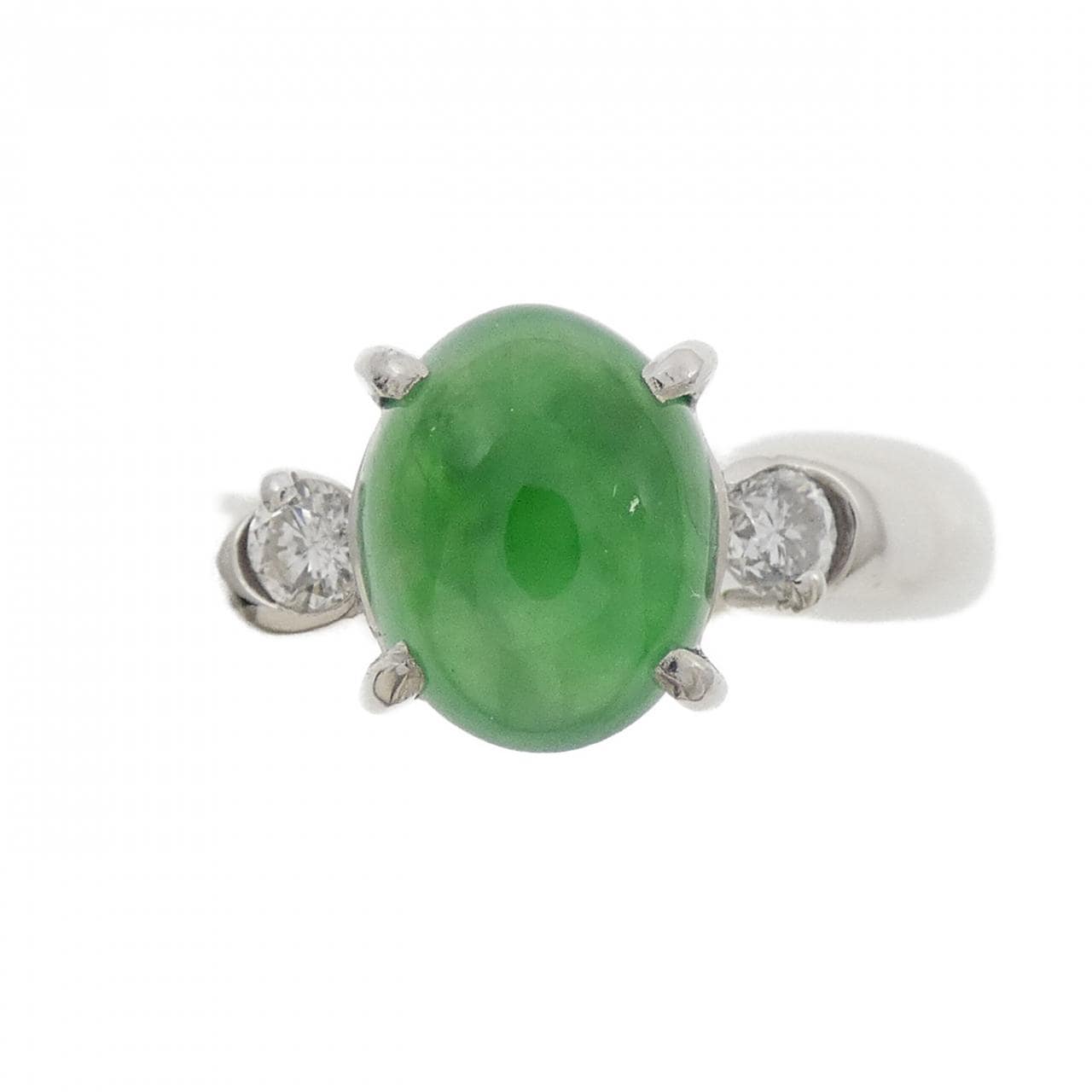 PT900 ヒスイ リング 1.88CT