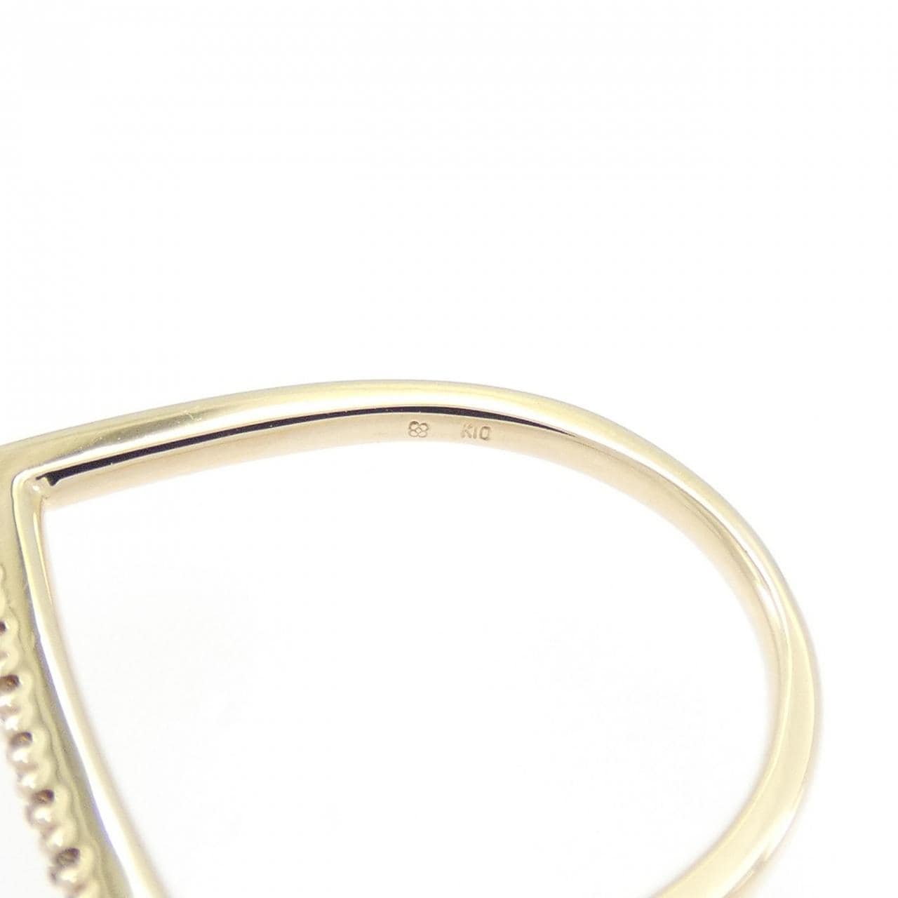 ヒロタカ Uシェープ リング 0.06CT