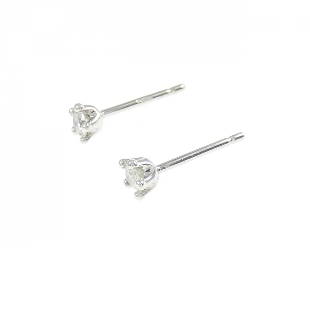 PT900 ダイヤモンド ピアス 0.22CT