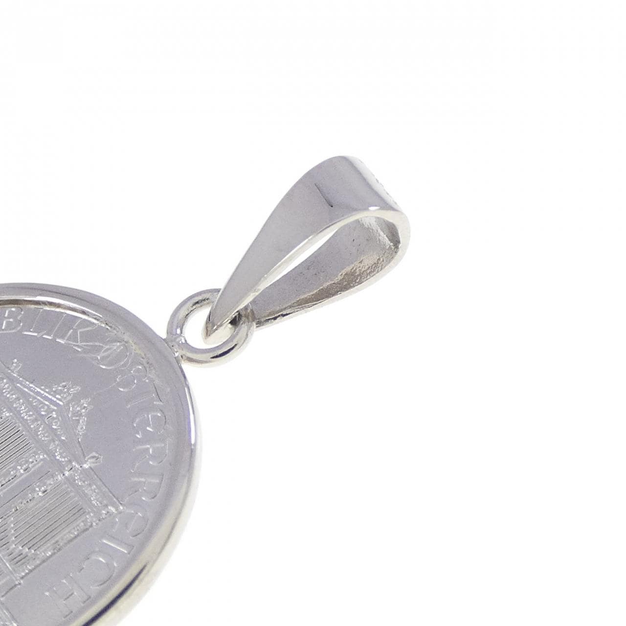 PT900(枠) コイン ペンダント