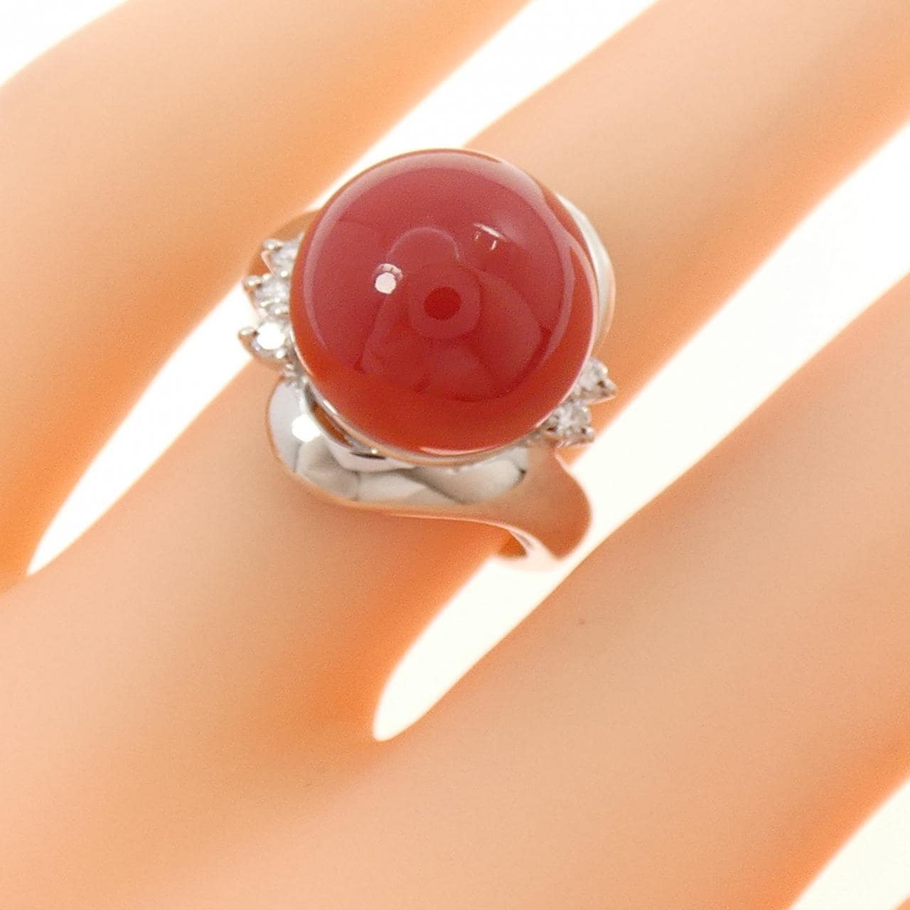 PT900 サンゴ リング 11.7mm