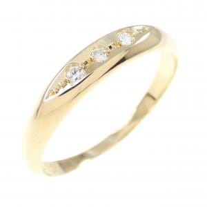 K18YG Diamond ring
