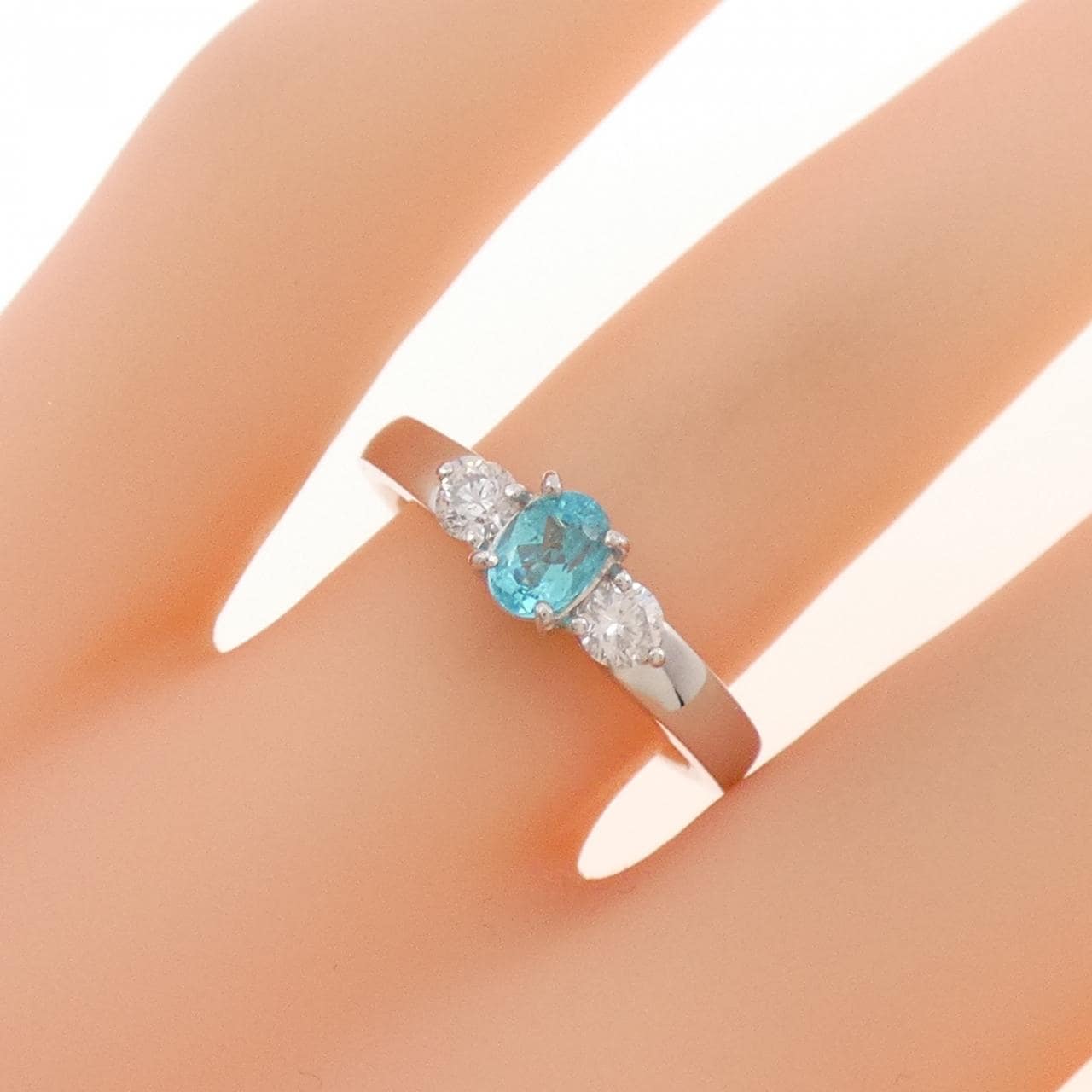 PT900 パライバトルマリン リング 0.312CT