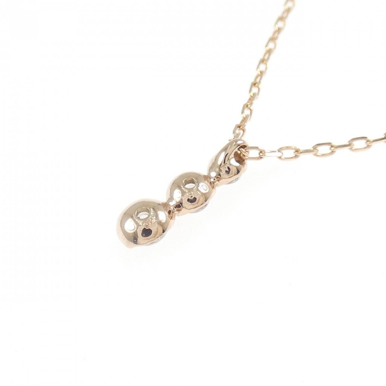 K10PG ダイヤモンド ネックレス 0.18CT