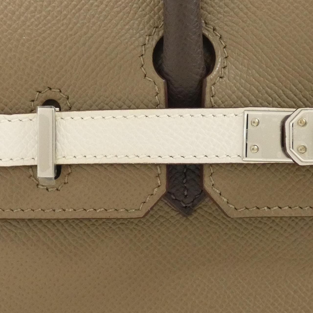 エルメス バーキン トリコロール 25cm 084680CK バッグ