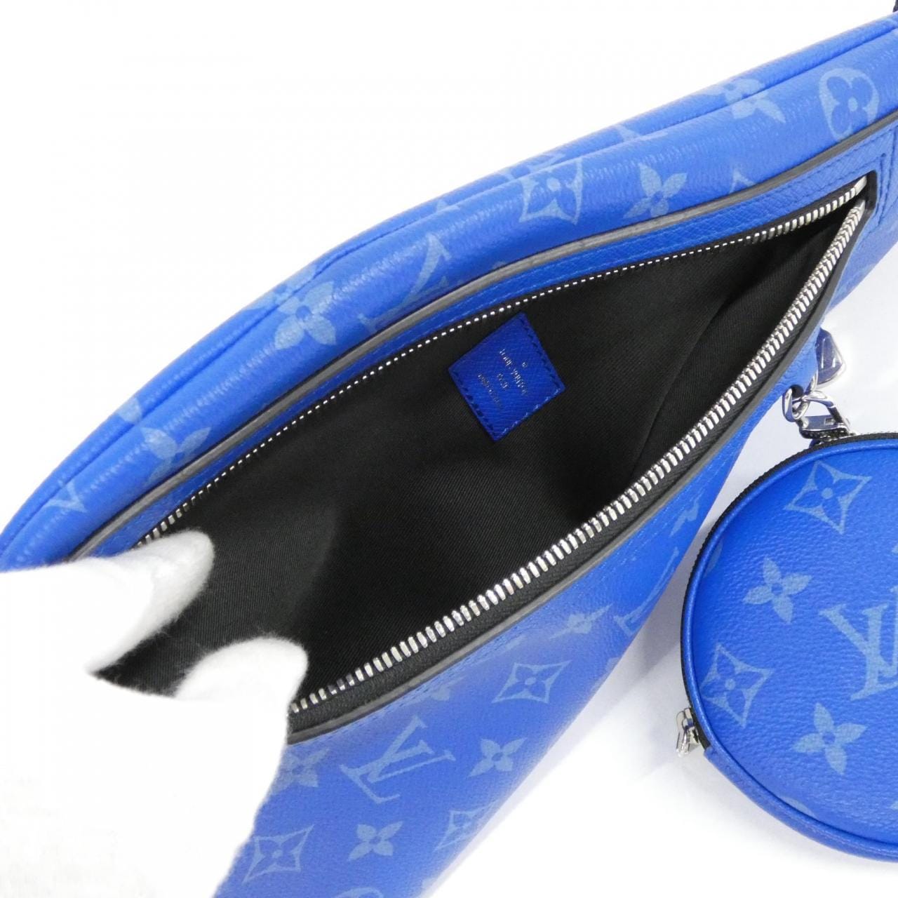 LOUIS VUITTON Taiga Llama Duo Slingback M31075 單肩包