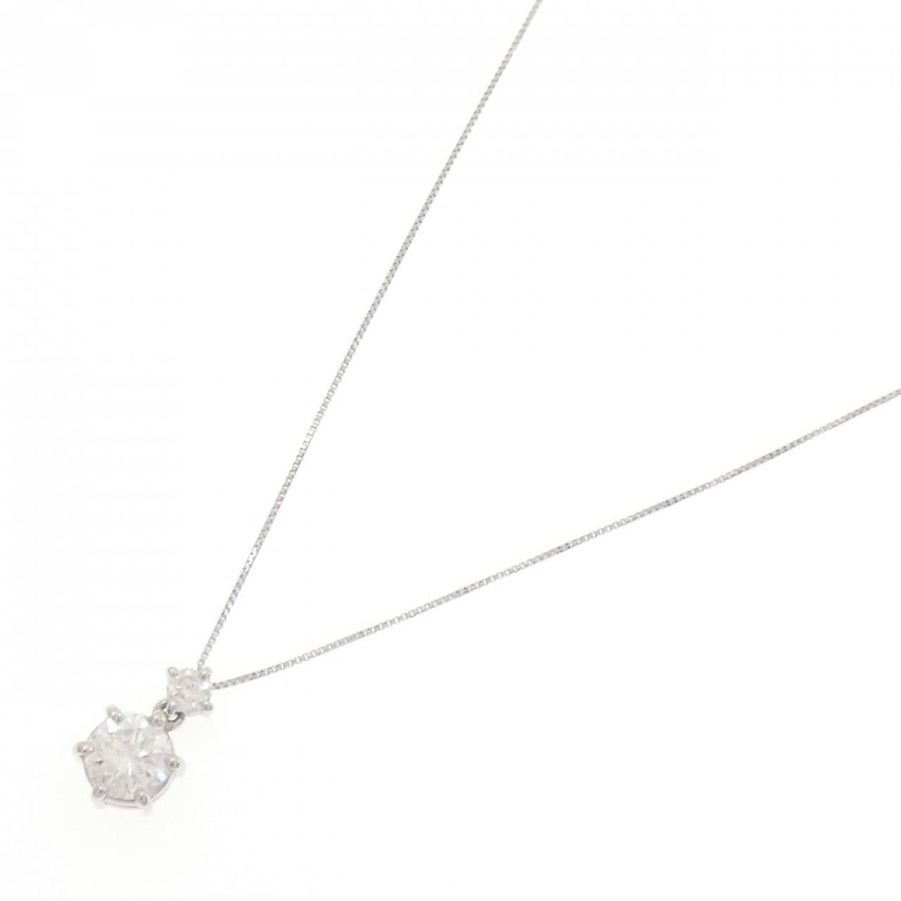 PT900/PT850 ダイヤモンド ネックレス 1.046CT G SI2 Good