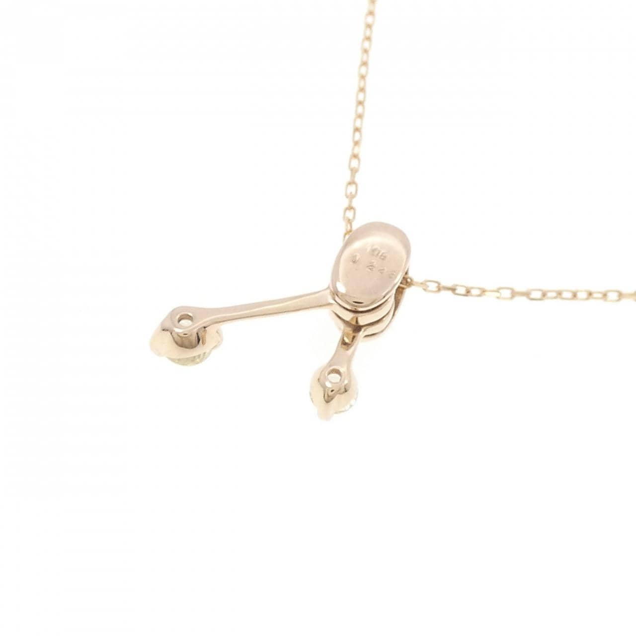 K18PG ダイヤモンド ネックレス 0.223CT