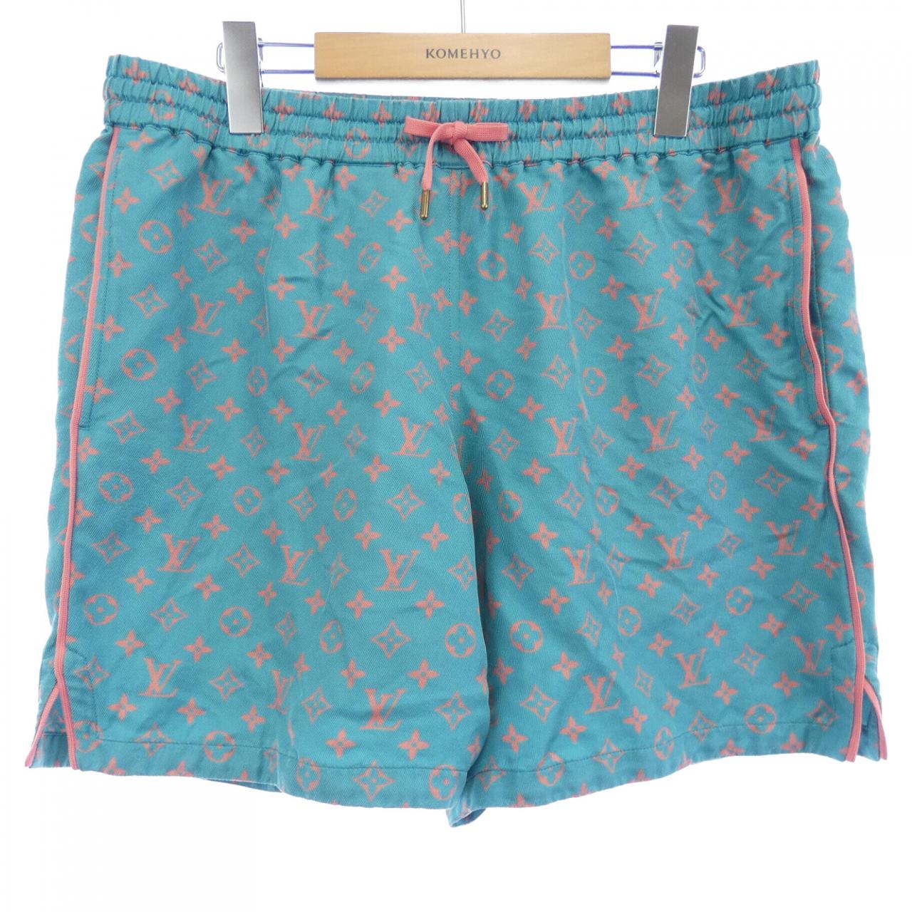 ルイヴィトン LOUIS VUITTON モノグラムシルクショーツ HTP06WUPP ショートパンツ