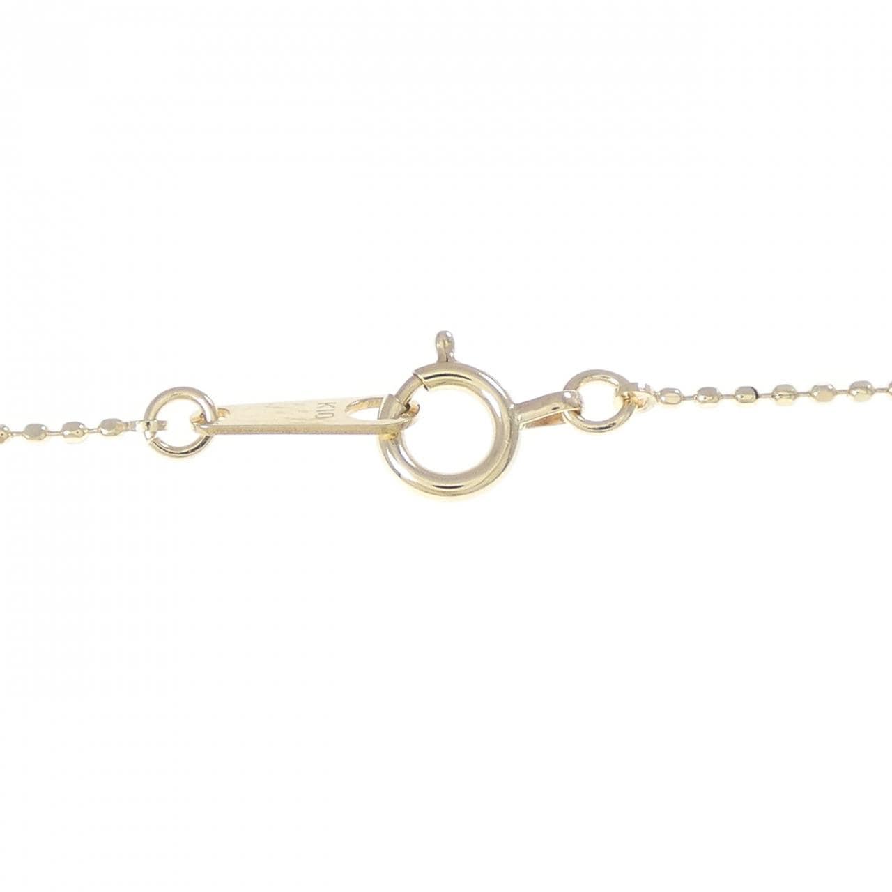 K10YG ハート ダイヤモンド ネックレス 0.10CT