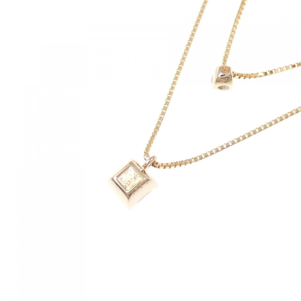 K18PG ダイヤモンド ネックレス 0.580CT