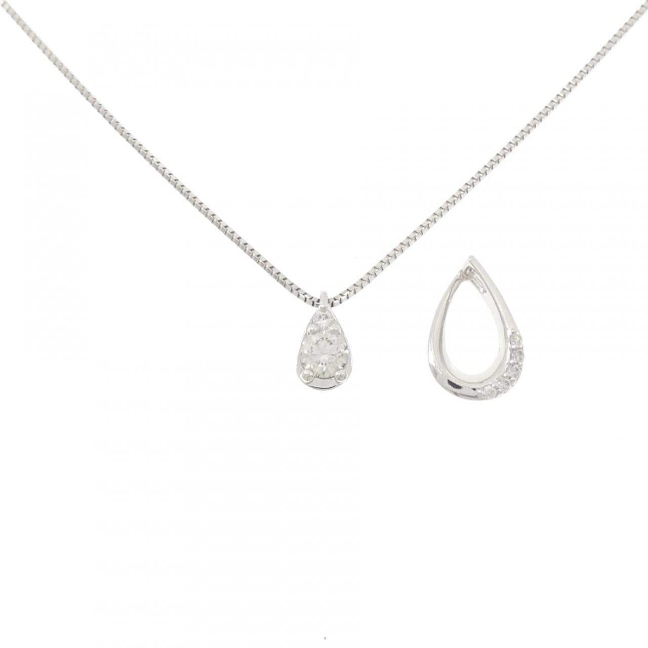 PT900/PT850 2WAY ダイヤモンド ネックレス 0.210CT