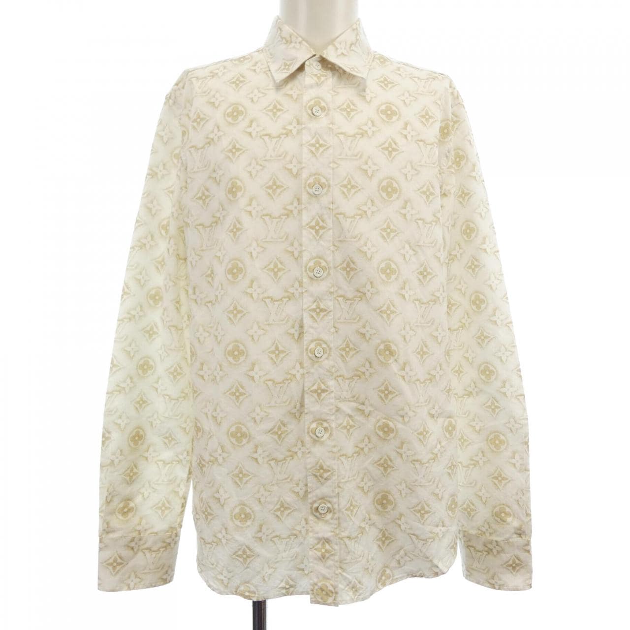 ルイヴィトン LOUIS VUITTON モノグラムロングスリーブコットンシャツ HPS33WZR6 シャツ