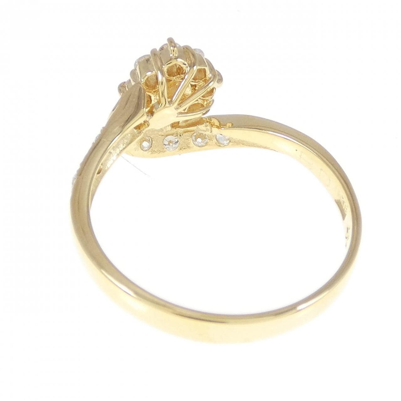 K18YG ダイヤモンド リング 0.39CT