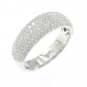 750WG パヴェ ダイヤモンド リング