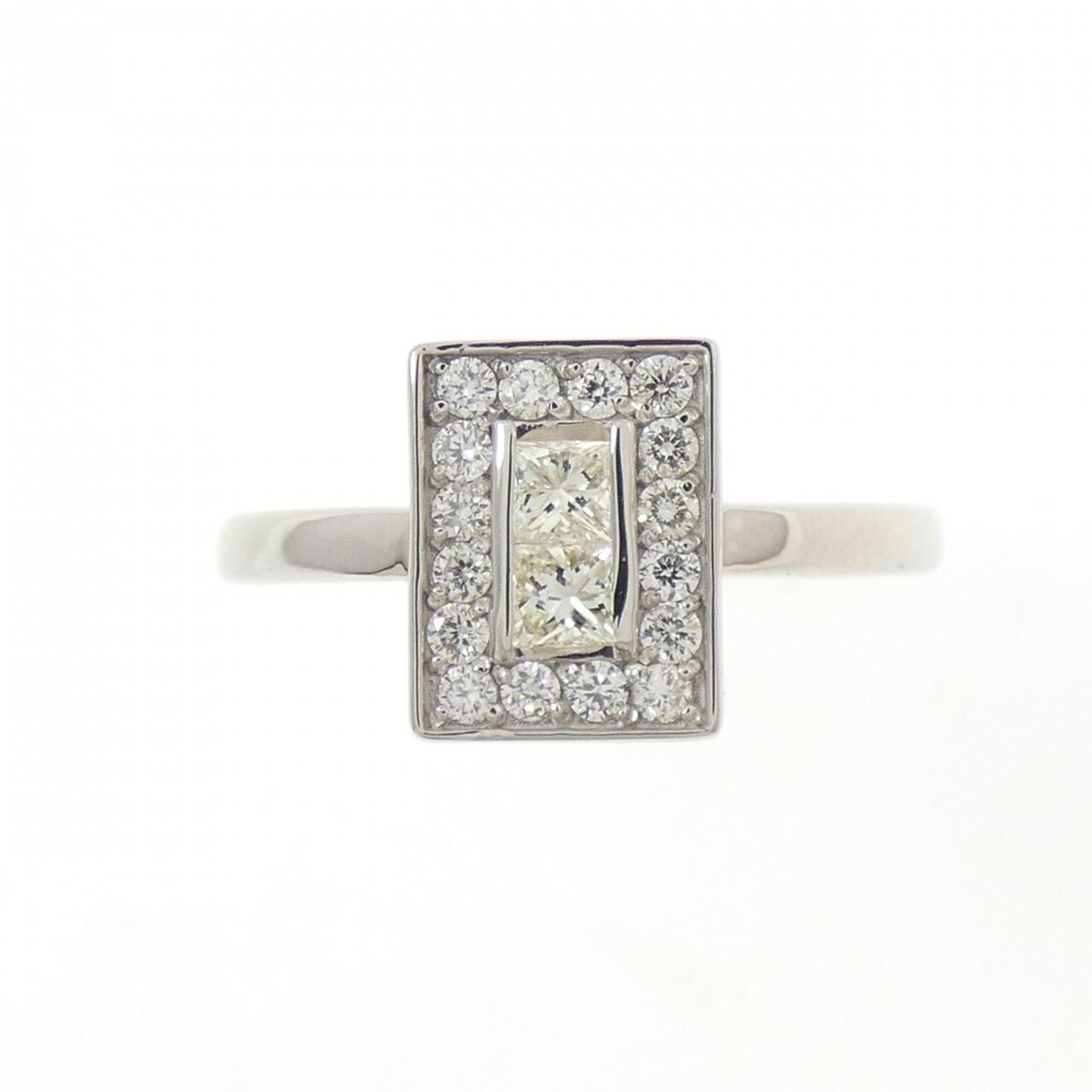 K18WG ダイヤモンド リング 0.30CT