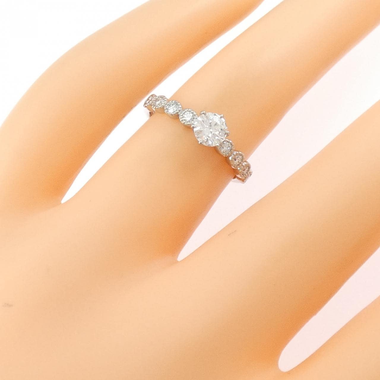 PT900 ダイヤモンド リング 0.329CT F VS1 VG