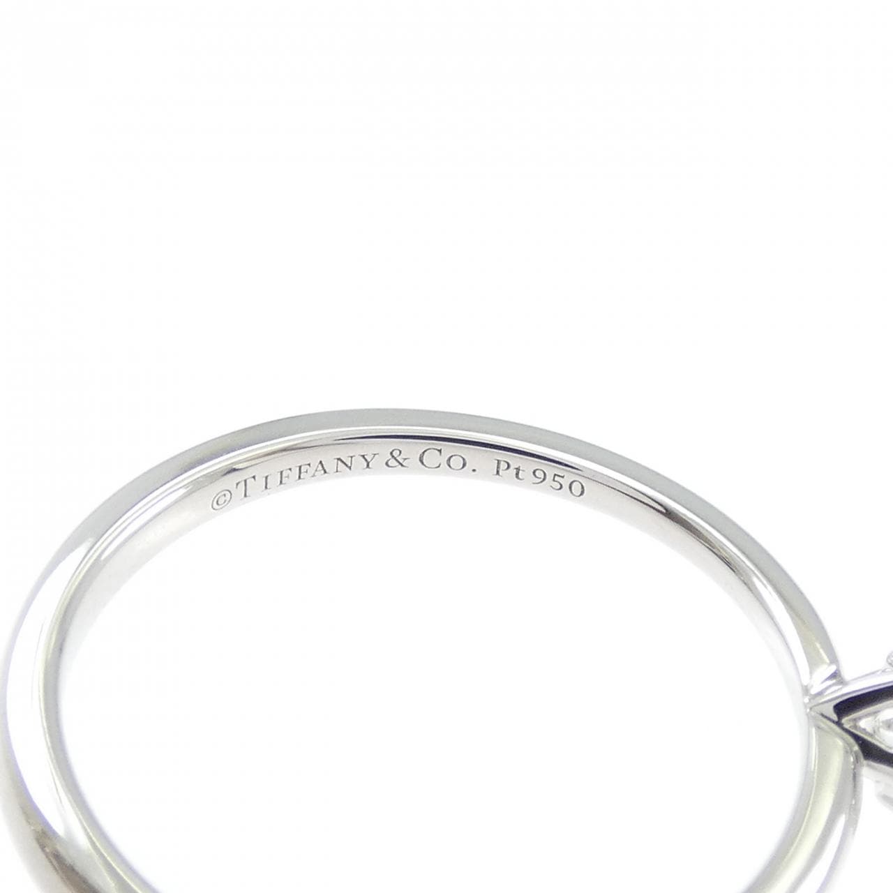 ティファニー トゥルー リング 0.25CT I VVS1 3EXT