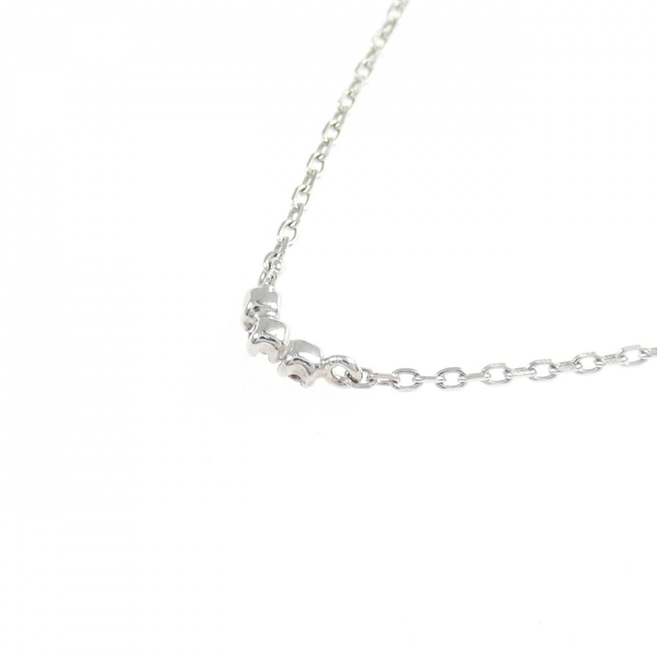 K10WG ダイヤモンド ネックレス 0.03CT